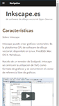 Mobile Screenshot of inkscape.es
