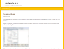 Tablet Screenshot of inkscape.es